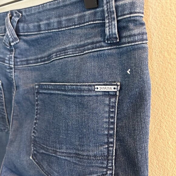 prAna Oday Jeans Womens Size 10 Short Dark Wash 30 Denim Jean Skinny High Rise - Picture 6 of 11